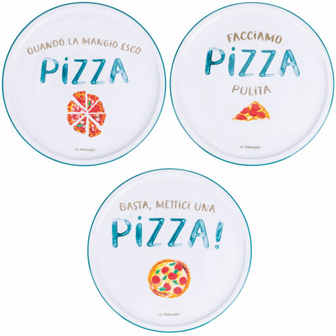 LES TRAVISATE ASSIETTE PIZZA D33CM