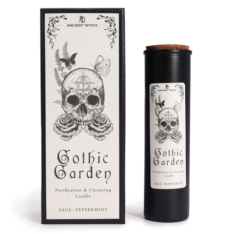 Bougie de jardin gothique « Sorcière ancienne » – Purification et purification