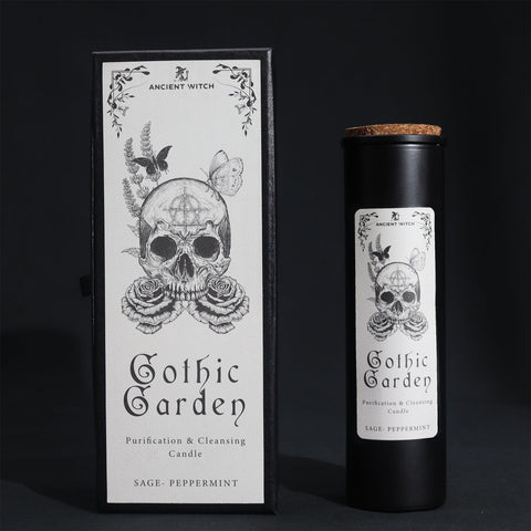 Bougie de jardin gothique « Sorcière ancienne » – Purification et purification