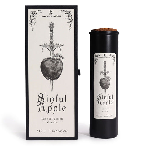 Bougie Pomme Pécheresse de la Sorcière Ancienne – Amour