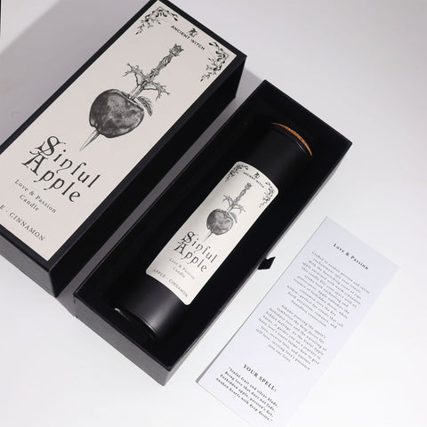 Bougie Pomme Pécheresse de la Sorcière Ancienne – Amour