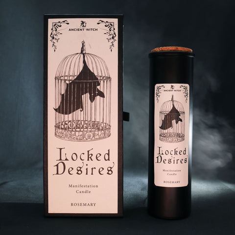Bougie de manifestation des souhaits refoulés d'une sorcière ancestrale