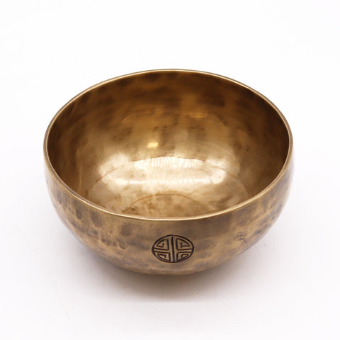 Grand bol, lunaire Népalais–environ 850 g/17 cm ￼￼