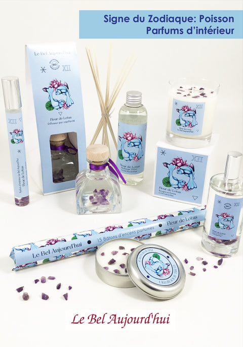 Bougies parfumées zodiaque poisson ￼