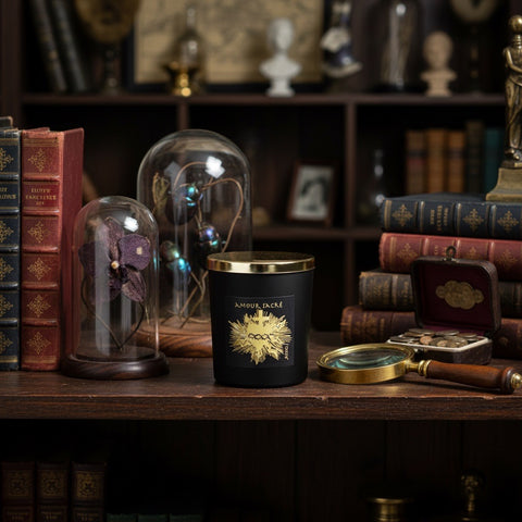Bougie parfumée amour sacré, le cabinet des curiosités