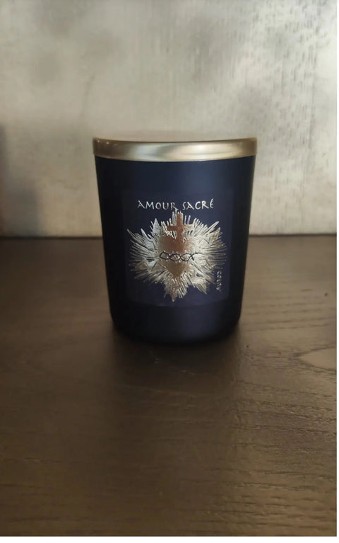 Bougie parfumée amour sacré, le cabinet des curiosités