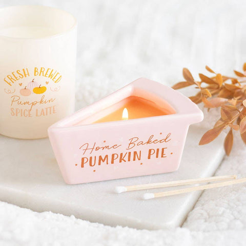 Bougie Pumpkin Pie parfumée – tarte à la citrouille en céramique
