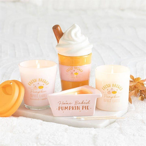 Bougie Pumpkin Pie parfumée – tarte à la citrouille en céramique