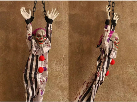Clown animé halloween