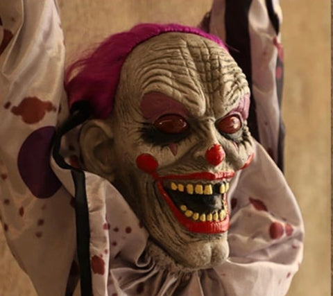 Clown animé halloween