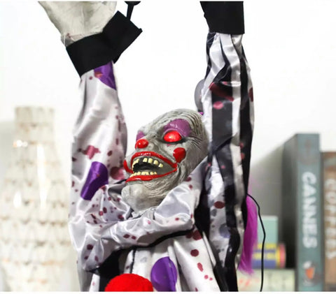 Clown animé halloween