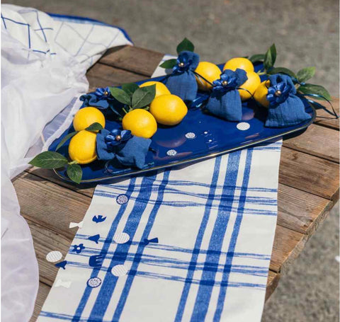 Confettis de Table Bleu Roi – Collection Dolce Vita & Mariage