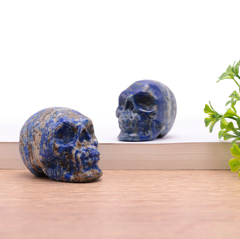 Crâne lapis-lazuli 50 mm ￼