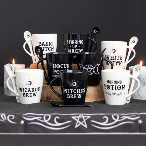 Ensemble tasse et cuillère Witches Brew