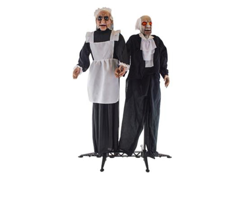 Major d’homme et femme de chambre terrifiants Halloween
