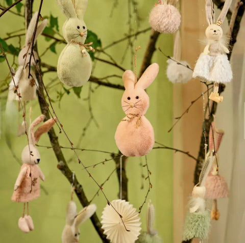 Lapin de Pâques à suspendre