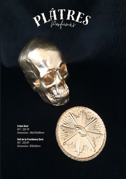 Plâtre parfumé doré « œil de la providence »