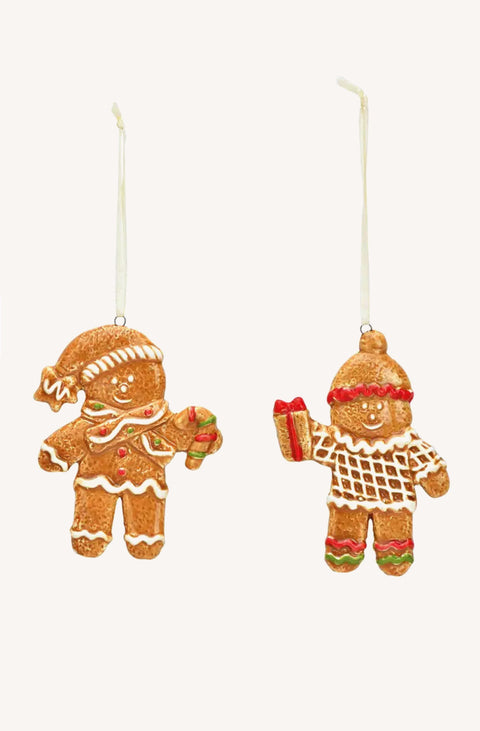Bonhomme pain d’épices à suspendre ￼