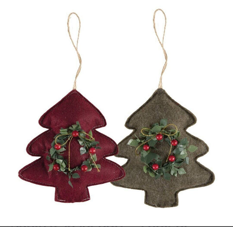 Sapin de Noël à suspendre