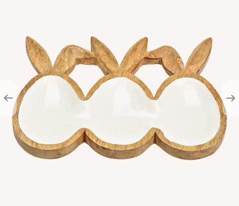 Plateau décoratif œufs de Pâques