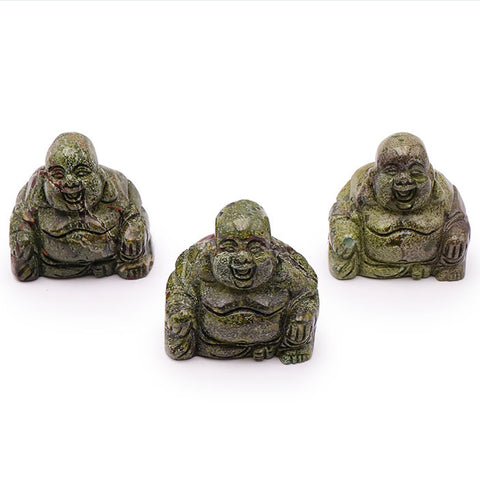 Bouddha en jaspe sang de dragon