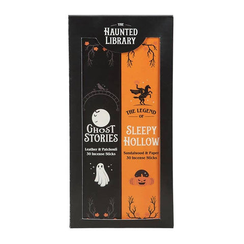 Encens Haunted Library x2 – Cuir Patchouli & Santal Papier