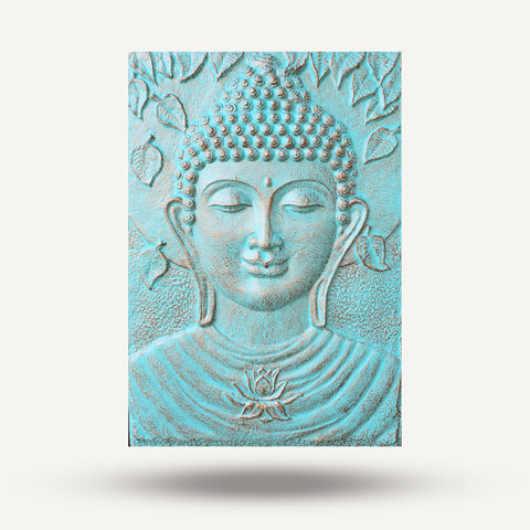 grand-bouddha-relief-turquoise-decoration-murale-zen