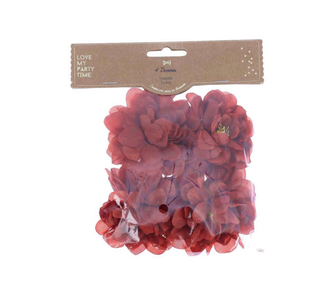Lot de 4 Pivoines Artificielles Terracotta – Décoration de Table Bohème & Pink Lemonade