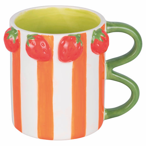 mug-fruit-life-rayures-horizontales-fraises-boutique-montbrison-deco-en-folie