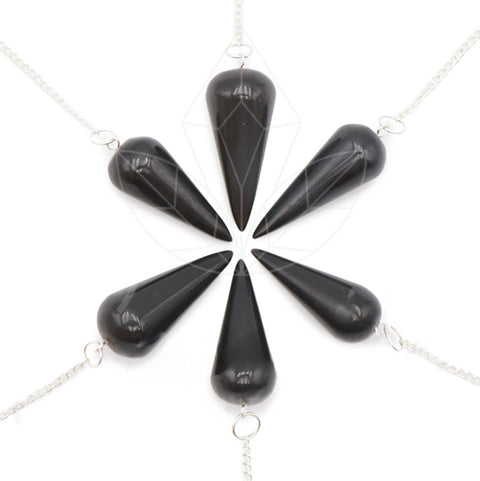 Pendule en onyx noir