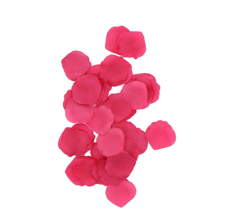 100 Pétales en Tissu Rose Framboise – Décoration de Mariage & Collection Pink Lemonade