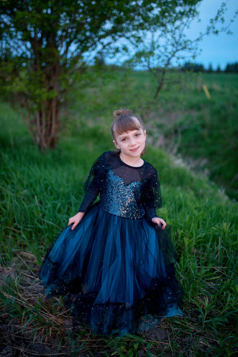 Robe de sorcière Lune noire