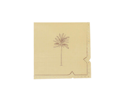 Lot de 16 Serviettes Papier Parfum d’Orient – Crème, Chocolat & Or 33x33 cm | Décoration de Table Chic