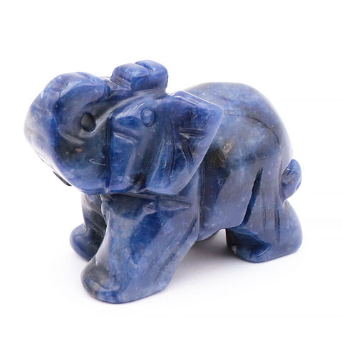 Éléphant en Sodalite, 50 mm ￼