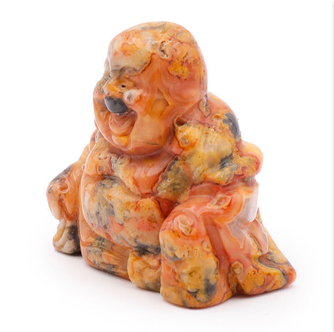 Bouddha en Agate Crazy Lace