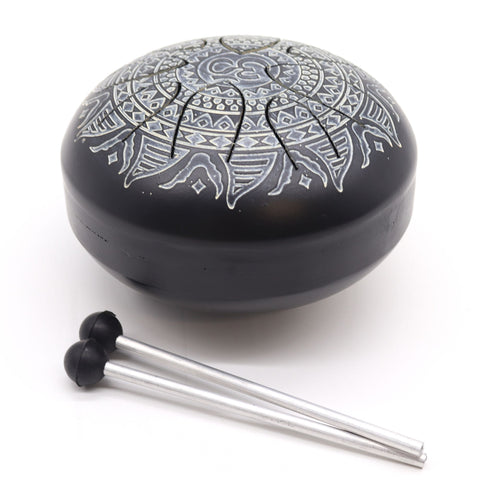 tambour-om-drum-noir-relaxation-sonore-bien-etre-zen