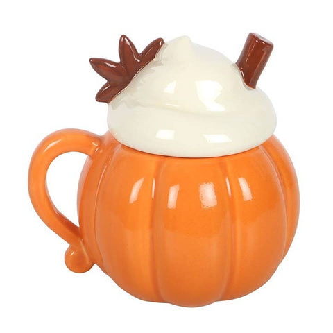 Tasse citrouille avec couvercle – Tasse automne originale