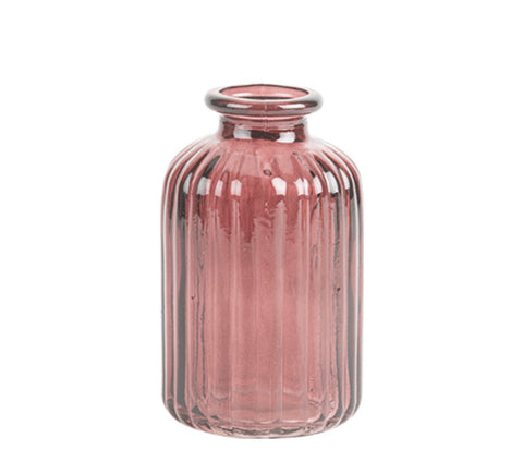 Vase Giorgia en Verre Prune – Décoration de Table Chic & Pink Lemonade