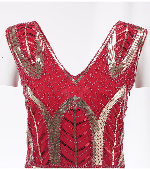 Robe Vintage Gatsby noir pour femmes
