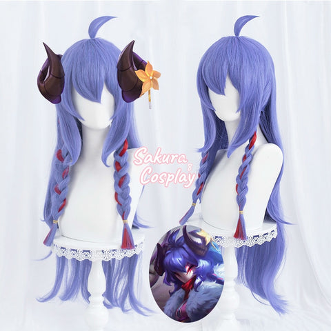 Perruque Sakura cosplay Spirit Blossom , league of legends