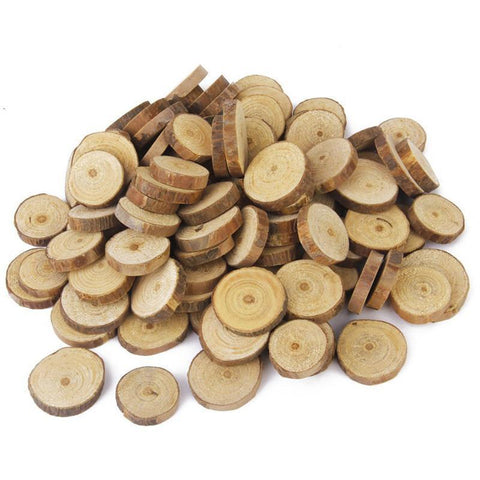 rondelle de bois , décoration de table naturelle