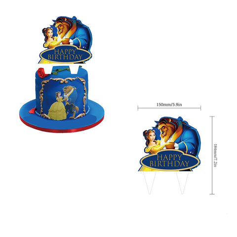 Accessoires pour gâteaux La Belle et la Bête