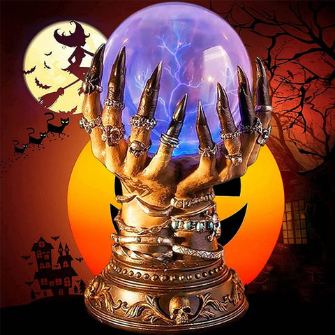 boule de cristal plasma déco halloween