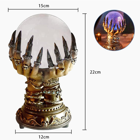 boule de cristal plasma déco halloween