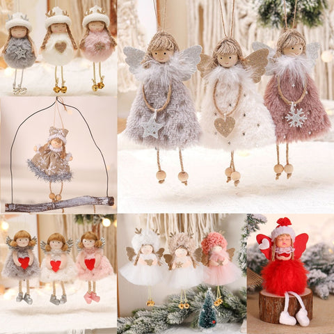 poupée de Noël ,décoration de Noël pour sapin