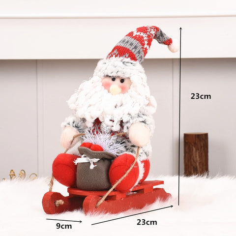 Père Noël sur luge