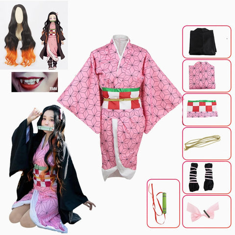 Costume Nezuko Kamado , Demon Slayer