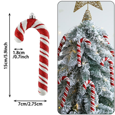 sucre d'orge à suspendre ,décoration de noël