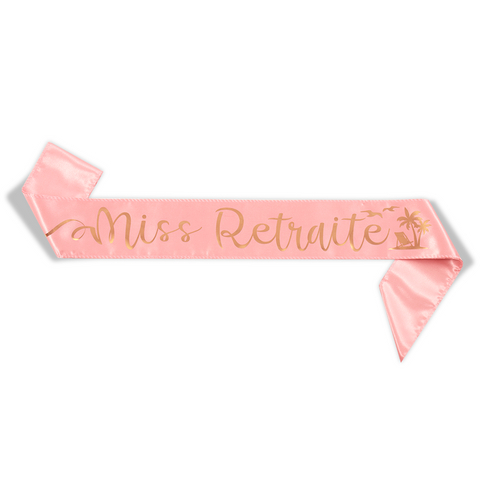 Echarpe "Miss Retraité"