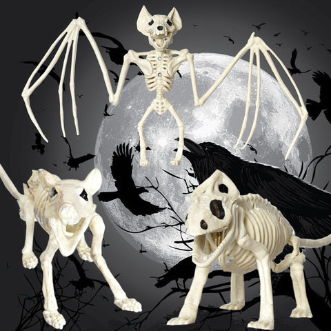 squelette souris halloween